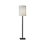 Adesso Liam 60.5" Antique Bronze Floor Lamp with Natural Cylinder Shade (1547-26)~#|#~02972188-2768-4101-9A9BAD1C36835A39_sc7