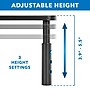 Mount-It! Adjustable Monitor Riser and Stand, Holds 11" to 32" Screens, Black (MI-7363)~#|#~029F6049-B408-4267-A12A8C573A90E678_sc7