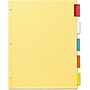 Office Essentials Insertable Paper Dividers, 5 Tabs, Multicolor (11465)~#|#~02A17EEC-5398-499A-B5770F9F37567179_sc7