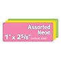 Avery Sure Feed Laser/Inkjet ID Labels, 1" x 2-5/8", Assorted Neon, 360 Labels/Pack (6479)~#|#~02B1E3BB-1429-4B0B-B05CA9F6F4DA23C9_sc7
