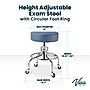 Viva Comfort Armless PU Leather Medical and Lab Stool, Blue (ADI910-02-BLU-MK)~#|#~02B2FE5F-8B4D-4A5B-944C7D8CCDCD0ED5_sc7
