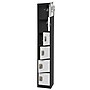 AdirOffice 72" 6-Tier Black and White Storage Locker (ADI629-206-B-W)~#|#~02B7902D-EBC9-47C4-A74F8D789451F910_sc7