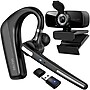 Delton 90X/C24 Wireless Noise Cancelling Bluetooth Earpiece and 1080p Webcam Bundle, Black (DBTHEAD90XBNDL)~#|#~02C5DE85-0C30-4292-95640B9C3C6E2413_sc7