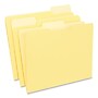 Universal File Folder, Straight Cut, Letter Size, Yellow, 100/Box (UNV12304)~#|#~02C881B3-FE6A-4D2A-BB6C66E1D1FEA768_sc7