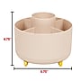 Staples 5-Compartment Rotating Plastic Desk Organizer, Warm White (ST63868)~#|#~02CAFF79-8D02-4EA7-89807793C0EFDE3B_sc7