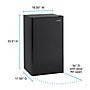 Avanti Interior Lighting Refrigerator, 3.2 Cu. Ft, Black (RM3316B)~#|#~02CCF545-AFD8-4BA5-86C743566EBD183B_sc7