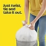 Glad Small 4 Gallon Twist-Tie Kitchen Trash Bag, White, 30 Total Bags (78817)~#|#~02CEE5DD-5CB9-44CF-8DD5AFE1823BF0FF_sc7