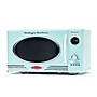 Nostalgia 0.9 Cu. Ft. Countertop Microwave, Aqua (NRMO9AQ)~#|#~02DBFD25-0580-4E68-B29F8235E95D7D50_sc7