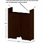 Lorell Essentials 28.5"H Modular Conference Table Base, Laminate, Espresso (LLR16304)~#|#~02E4F313-EB38-4103-9D8C8E80DB93F3B0_sc7