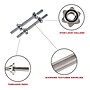 Standard 14” Threaded Chrome Dumbbell Bar Set with Star-Lock Collars (SF-SB01-14)~#|#~02E7719C-9277-493D-9D1E0BA2C42D8E6A_sc7