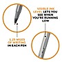 BIC Round Stic Xtra-Life Ballpoint Pen, Medium Point, 1.0mm, Black Ink, Dozen (GSM11BK)~#|#~02F1F184-741B-4288-8382383E0E596991_sc7