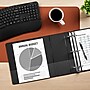 Staples 4" 3-Ring Non-View Binder, D-Ring, Black (55359/26321)~#|#~02F8E976-2DBC-498A-A148E34AA7DC9D9B_sc7