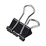 Universal Small Binder Clips, 3/8" Capacity, 3/4" Wide, Black, 40 Per Pack~#|#~030D7114-D1A0-4D3C-A5EDF7130A871686_sc7