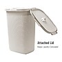 Mind Reader 15.8 Gallon Hamper with Lid, Plastic, Ivory, 3/Pack (3PK60HAMP-IVO)~#|#~030E6EFB-5D66-4FA1-A0AE8ABFE6B9748A_sc7