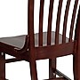 Flash Furniture Hercules Traditional Wood School House Back Restaurant Dining Chair, Mahogany (XUDGW0006MAH)~#|#~0318508E-5D6E-464D-BF833AF30DB22ACA_sc7