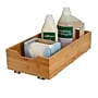 Household Essentials Glidez Bamboo and Steel Pull-Out/Slide-Out Storage Organizer for Under Cabinet Use 1-Tier, Natural (HE1086)~#|#~03210ED9-2609-46B3-89FCD21DE7EDE014_sc7