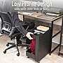 Mind Reader 2-Shelf Metal Mobile Utility Cart with Lockable Wheels, Black (UDCART-BLK)~#|#~033D75F0-428B-4B24-8A3D75E68F953751_sc7