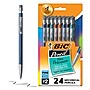 BIC Xtra Precision Mechanical Pencil, 0.5mm, #2 Hard Lead, 2 Dozen (MPLMFP241-BLK)~#|#~034062CA-1BA3-4665-85398B54790BDE2D_sc7