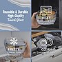 bentgo Wildly Chic All-in-One Salad Container, 5-Compartment, Soft Blue, 61 oz. (BGLSLPT-WCSB)~#|#~0341585B-46CC-45A5-9CBE0FDE5EB27768_sc7