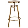 Flash Furniture Toledo Industrial Metal Barstool, Gold, 2-Pieces (2CH18107026SGLD)~#|#~03537203-1D7E-4DBC-B95E78594DCCAC25_sc7