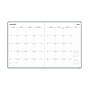 2027 Blue Sky Fabric 8" x 10" Calendar Year Weekly & Monthly Standard Planner, Fabric Cover, Steel Blue (159443)~#|#~0361651E-A43F-4E74-AE36C517F22F44A5_sc7