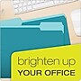 Pendaflex Recycled File Folder, 2/5-Cut Tab, Letter Size, Aqua, 100/Box (42101/3AQU)~#|#~036E5716-0F4A-4844-97090D92E0932089_sc7