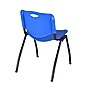 Regency Kobe 84" Flip Top Mobile Training Table- Cherry & 3 'M' Stack Chairs- Blue~#|#~037270E8-CB1C-428E-85599EE68370C405_sc7