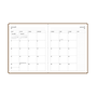 2027 Blue Sky Bespoke Letterpress Boothcloth 8" x 10" Calendar Year Weekly & Monthly Standard Planner, Faux Leather Cover~#|#~03806F52-EE84-4496-ACDCC270E74FD856_sc7
