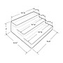 Azar 10.25"W Countertop Display, Clear, 2/Pack (326029)~#|#~038A6FA1-D0D6-4640-B7F7708D8BF7A1F3_sc7