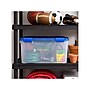 Iris WeatherPro 62.4 Qt. Latch Lid Storage Bin, Clear/Blue (500203)~#|#~039D7EBF-11B5-4E6B-91F41024EF75E8DE_sc7
