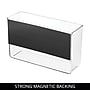 iDESIGN Large Plastic Magnetic Storage Bin, Clear (62005)~#|#~03A110D7-3752-4875-806E7CAF44B2787E_sc7