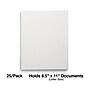 Staples Smooth 2-Pocket Paper Folder, White, 25/Box (27537-CC)~#|#~03AF7252-9A36-4EF1-9634D5F5DA322691_sc7