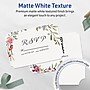 Avery Rectangle Scalloped Edge Matte Blank Card, White, 50/Pack (19479399809)~#|#~03B934B0-93C2-4975-B432AB57BEFF285F_sc7