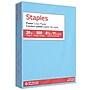 Staples Pastel 30% Recycled Color Copy Paper, 20 Lbs., 8.5" x 11", Blue, 5000/Carton (14786-AA)~#|#~03C37AF8-C7AE-417F-AD357B9FB9E245B0_sc7