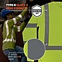 GloWear 8368 High Visibility Long Sleeve T-Shirt, ANSI Type R Class 3, Lime, 5XL (22059)~#|#~03EF6D6D-254E-4483-A53D0589892D1015_sc7