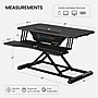 VersaDesk Power Riser 32"W Electric Adjustable Standing Desk Converter, Black (VDPR3124-BB)~#|#~04021EC9-5B48-4955-A42C71AE8A3F6F5F_sc7