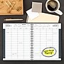 2027 AT-A-GLANCE 8.5" x 11" Calendar Year Daily Appointment Book, Faux Leather Cover, Black, 2/Set (70-212-05-27)~#|#~040E8A7C-23AF-45DF-9B4A732E58864BFC_sc7