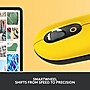 Logitech POP Wireless Ambidextrous Optical Mouse, Yellow/Black (910-006543)~#|#~040EBB8F-0AD8-46BE-BAD44263639C4764_sc7