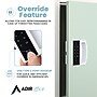 AdirOffice 72"H Single Tier Black/White Storage Locker (ADI629-201-B-W-DL)~#|#~04278A35-5D65-40B1-B6862C8B2DBB6D73_sc7