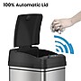 iTouchless Stainless Steel Sensor Trash Can, 13 Gallon, Silver (DZT13)~#|#~043B0CB9-47A4-4E67-B66BDC0A60CB7A4A_sc7