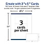 Avery Index Cards, 3" x 5", Matte White, Laser/Inkjet, 150/Pack (05388)~#|#~0456D1C9-ED9A-4E67-B370DCDD17C0921B_sc7