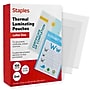 Staples Thermal Laminating Pouches, Letter Size, 9 x 11.5 Inches, 3 Mil, 100/Pack, for Office & School Use~#|#~04699C4B-D9CC-421A-B39392870B86FF9A_sc7