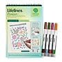 Lifelines FlowArt: Trace-By-Line Woodland Whimsy Coloring Book, 20 Pages (LL-16-3223)~#|#~046E6871-8157-46EA-845A24F9009AF892_sc7