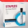 Staples Low Odor Dry Erase Markers, Chisel Tip, Black, 12 Pack – Remarx Bold Whiteboard Markers for Office, Classroom & Meetings~#|#~046FAA65-0DDB-4911-833FBA516F27F3C3_sc7
