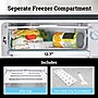 Igloo 3.2 Cu. Ft. Refrigerator with Freezer, Platinum (IRF32PL6A)~#|#~04731F4E-1229-482A-B7947F85F64E4291_sc7
