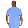 Medline PerforMAX Unisex Reversible 1-Pocket V-Neck Scrub Top, Chest Pocket, Ceil Blue, Medium (810NTHM-CA)~#|#~0473D708-B6D7-4C26-B18290E8F83E2116_sc7