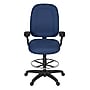 Regency Comfort Series Fabric Drafting Chair with Footrest and Lumbar Support, Navy Blue (125-DK-NV)~#|#~047A1377-CC77-498A-9A3B2832C3198DC4_sc7