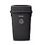 Alpine Industries Trash Can with Two Fold Drop Slot Lid, 23 Gallon, Black (477-BLK-PKG2)~#|#~047CD368-7FBB-41AE-BB7C4E0464CB6813_sc7
