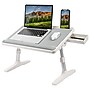 LapGear Adjustable Tilt 22" x 14" x 3.5" Laptop Bed Desk, Gray (78505)~#|#~047FD735-6F16-47A4-BDD317D150134E37_sc7