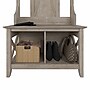 Bush Furniture Key West 66" Hall Tree with Shoe Storage Bench, Washed Gray (KWS166WG-03)~#|#~0492BD57-5209-495D-8B697D172BD1E931_sc7